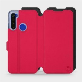 Hülle für Xiaomi Redmi Note 8T - Farbe Rot mit Schwarz