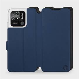 Hülle für Xiaomi Redmi 10C - Farbe Marine mit Schwarz