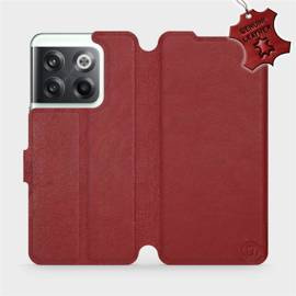 Hülle für OnePlus 10T - Farbe Dark Red Leather