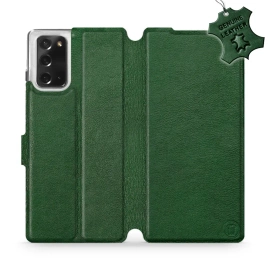 Hülle für Samsung Galaxy Note 20 - Farbe Green Leather