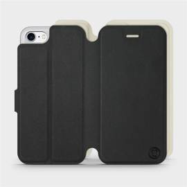 Hülle für Apple iPhone SE 2022 - Farbe Schwarz mit Platin