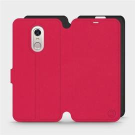 Hülle für Xiaomi Redmi 5 Plus - Farbe Rot mit Schwarz