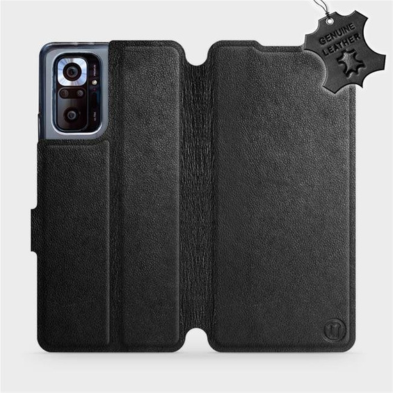 Hülle für Xiaomi Redmi Note 10 pro - Farbe Black Leather