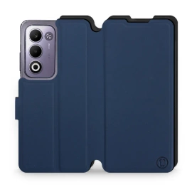 Hülle für OPPO A5m - Farbe Marine mit Schwarz