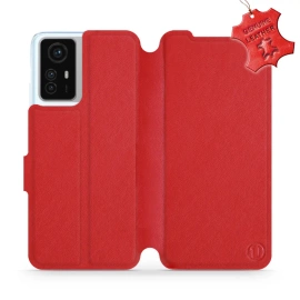 Hülle für Xiaomi Redmi Note 12S - Farbe Red Leather