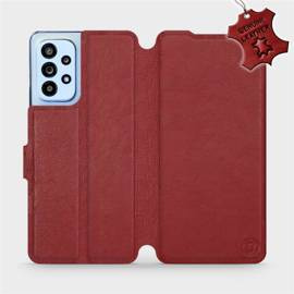 Hülle für Samsung Galaxy A53 5G - Farbe Dark Red Leather