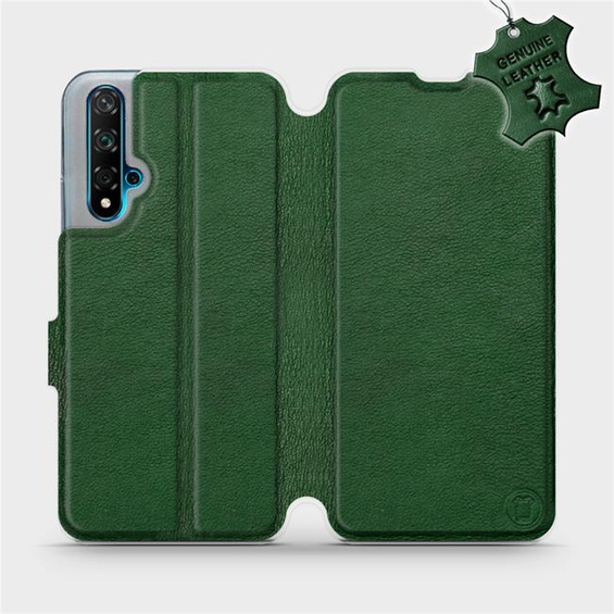 Hülle für Huawei Nova 5T - Farbe Green Leather