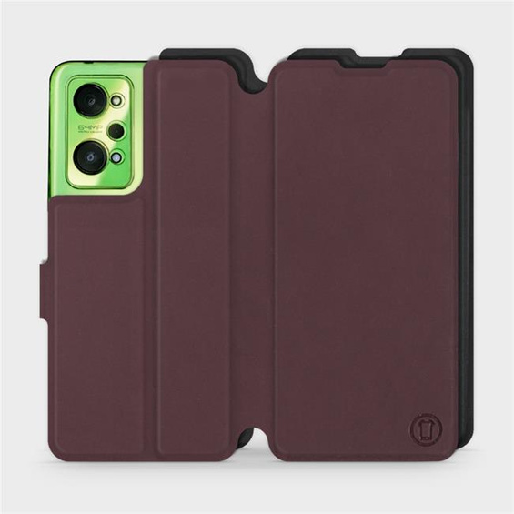 Hülle für Realme GT Neo 2 - Farbe Burgund mit Schwarz