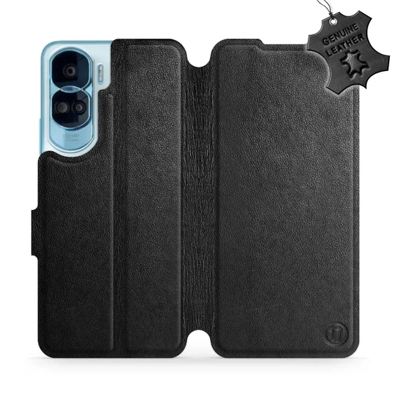 Hülle für Huawei Honor 90 Lite - Farbe Black Leather
