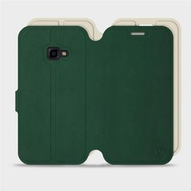 Hülle für Samsung Galaxy Xcover 4 - Farbe Grün mit Platin