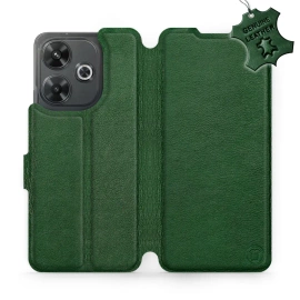 Hülle für Xiaomi Redmi 13 - Farbe Green Leather