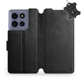 Hülle für Motorola Moto G86 5G - Farbe Black Leather