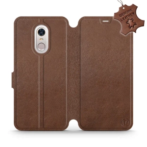Hülle für Xiaomi Redmi 5 Plus - Farbe Brown Leather