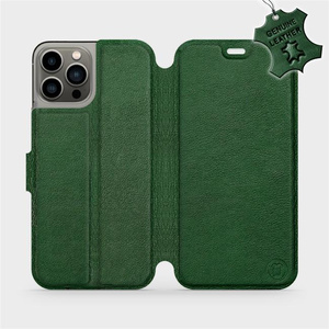 Hülle für Apple iPhone 13 Pro - Farbe Green Leather