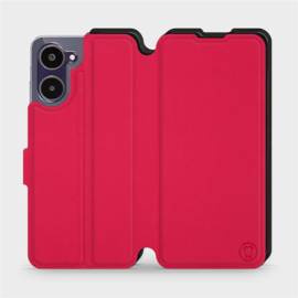 Hülle für Realme 10 - Farbe Rot mit Schwarz