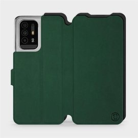 Hülle für OPPO Reno 5 Z - Farbe Grün mit Schwarz