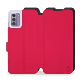 Hülle für Nokia G42 - Farbe Rot mit Schwarz