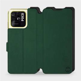 Hülle für Xiaomi POCO C40 - Farbe Grün mit Schwarz