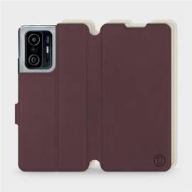 Hülle für Xiaomi 11T Pro - Farbe Burgund mit Platin
