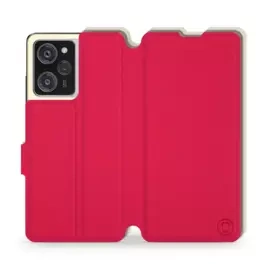 Hülle für Xiaomi Poco X5 Pro 5G - Farbe Rot mit Platin