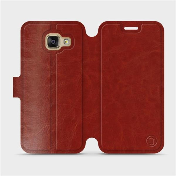 Hülle für Samsung Galaxy A3 2016 - Farbe Brown&Orange