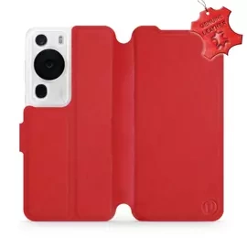 Hülle für Huawei P60 Pro - Farbe Red Leather