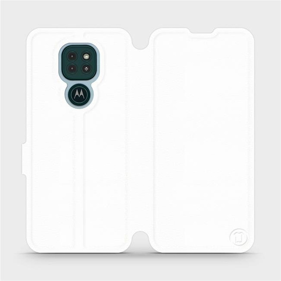Hülle für Motorola Moto G9 Play - Farbe White&Orange