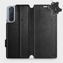 Hülle für Sony Xperia 5 II - Farbe Black Leather