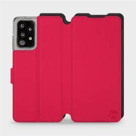 Hülle für Samsung Galaxy A52 - Farbe Rot mit Schwarz