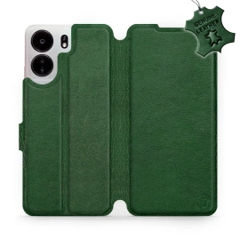 Hülle für Xiaomi POCO C65 - Farbe Green Leather
