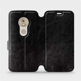 Hülle für Motorola Moto G7 Play - Farbe Black&Orange