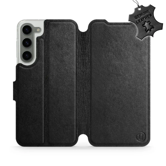 Hülle für Samsung Galaxy S23 Plus - Farbe Black Leather
