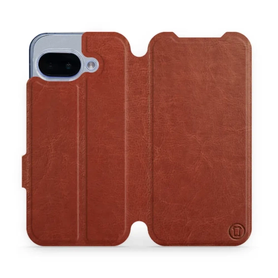 Hülle für Google Pixel 9A - Farbe Brown&Orange