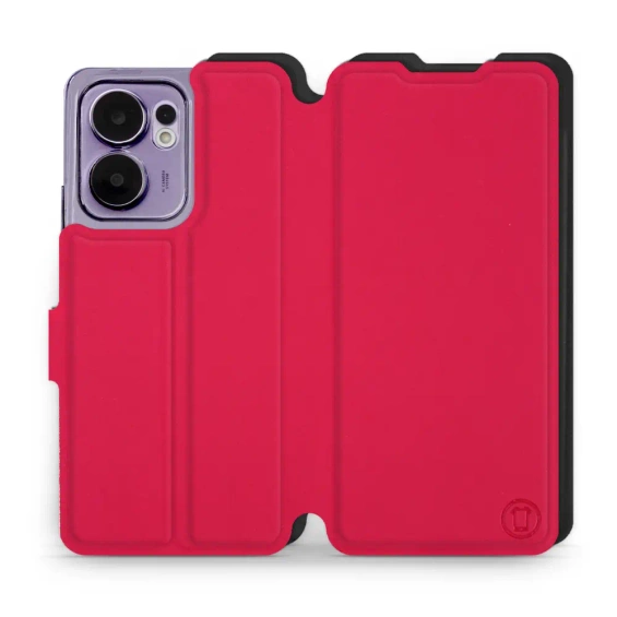 Hülle für OPPO Reno 13 F 5G - Farbe Rot mit Schwarz