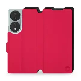 Hülle für Huawei Honor 70 - Farbe Rot mit Schwarz