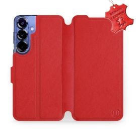 Hülle für Samsung Galaxy S25 Plus - Farbe Red Leather