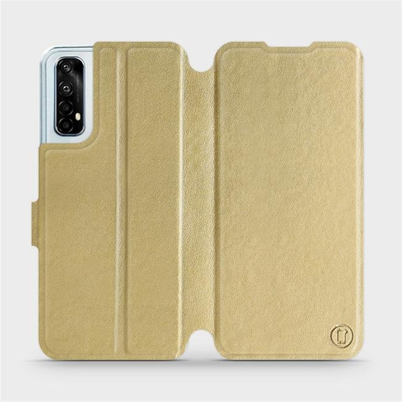 Hülle für Realme 7 - Farbe Gold&Orange