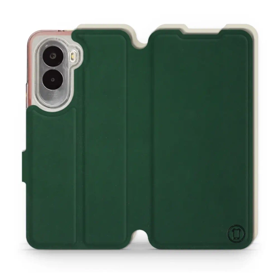 Hülle für Xiaomi POCO M7 - Farbe Grün mit Platin