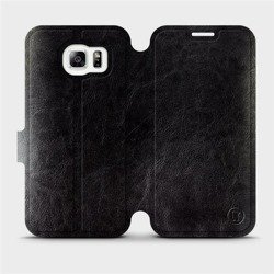 Hülle für Samsung Galaxy S6 Edge - Farbe Black&Orange