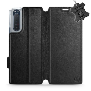 Hülle für Sony Xperia 5 II - Farbe Black Leather