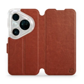 Hülle für Huawei Pura 80 Ultra - Farbe Brown&Orange