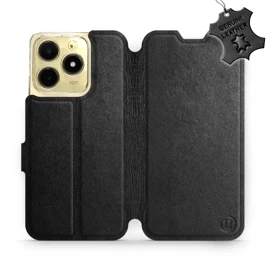 Hülle für Realme C61 - Farbe Black Leather