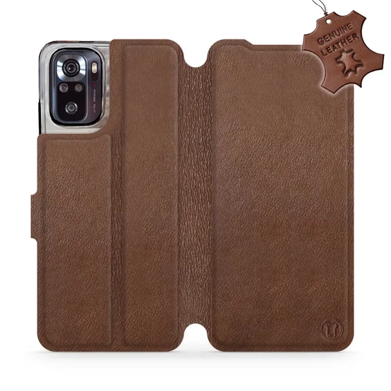 Hülle für Xiaomi POCO M5s - Farbe Brown Leather