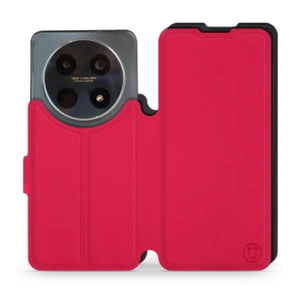 Hülle für Huawei Nova 12i - Farbe Rot mit Schwarz