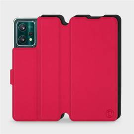 Hülle für Realme 9 Pro - Farbe Rot mit Schwarz