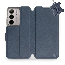 Hülle für Realme C75 - Farbe Blue Leather