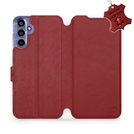 Hülle für Samsung Galaxy A15 4G - Farbe Dark Red Leather