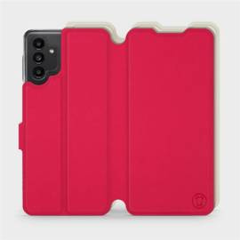 Hülle für Samsung Galaxy A13 5G - Farbe Rot mit Platin