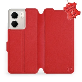 Hülle für OPPO A5x - Farbe Red Leather