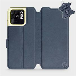 Hülle für Xiaomi POCO C40 - Farbe Blue Leather